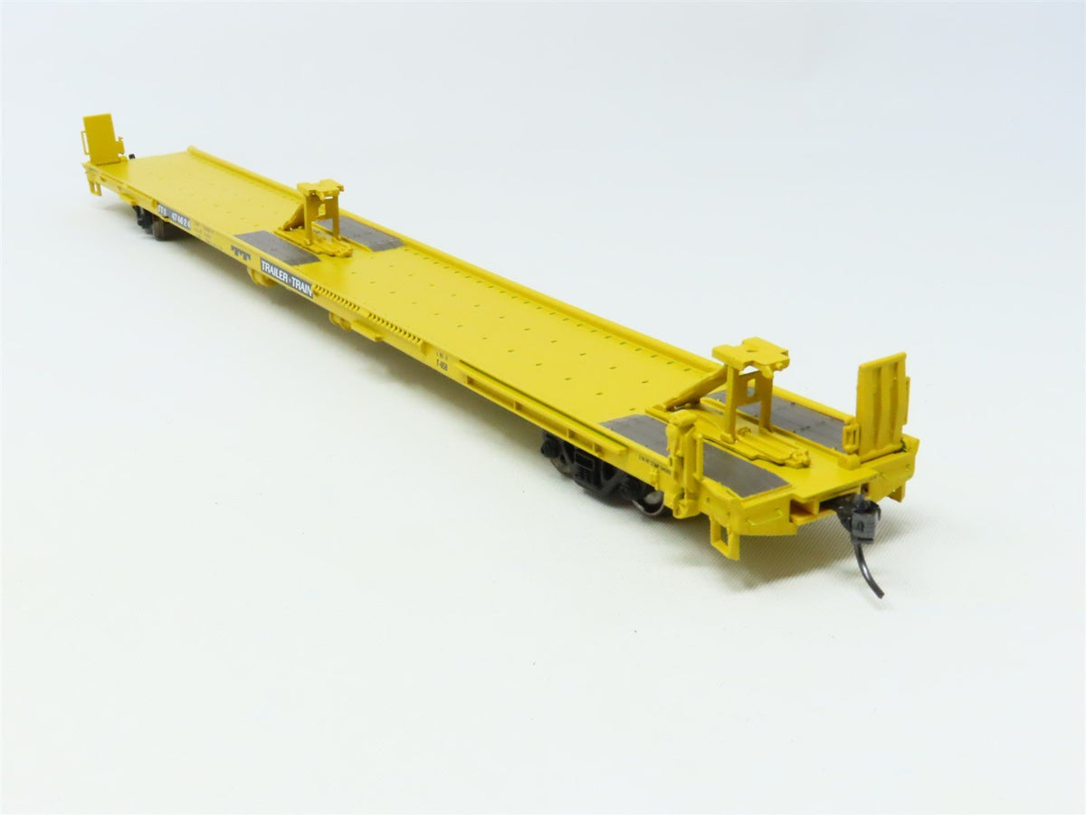 HO Scale Athearn #92627 TTX Trailer Train 85&#39; Flat Car w/ 2-40&#39; Trailers #474624