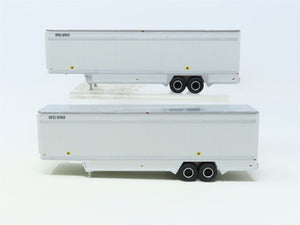 HO Scale Athearn #92627 TTX Trailer Train 85' Flat Car w/ 2-40' Trailers #474624