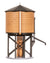 HO Broadway Limited BLI 7910 Operating Water Tower Weathered (Brown) w/ Sound