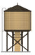 HO Broadway Limited BLI 7913 Unlettered Operating Water Tower (Yellow) w/ Sound