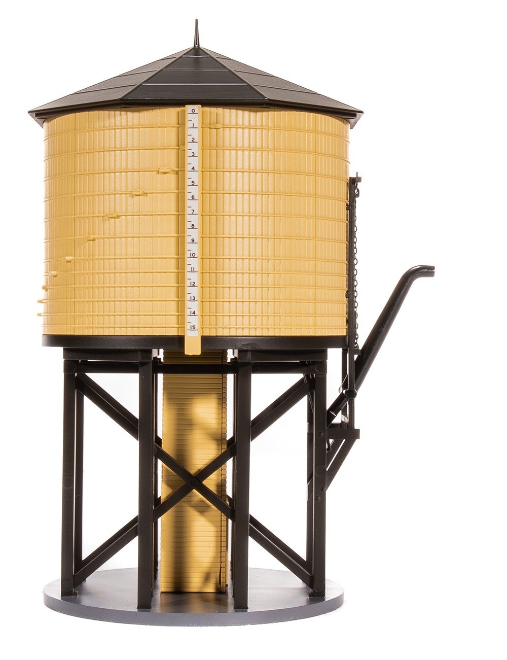 HO Broadway Limited BLI 7913 Unlettered Operating Water Tower (Yellow) w/ Sound