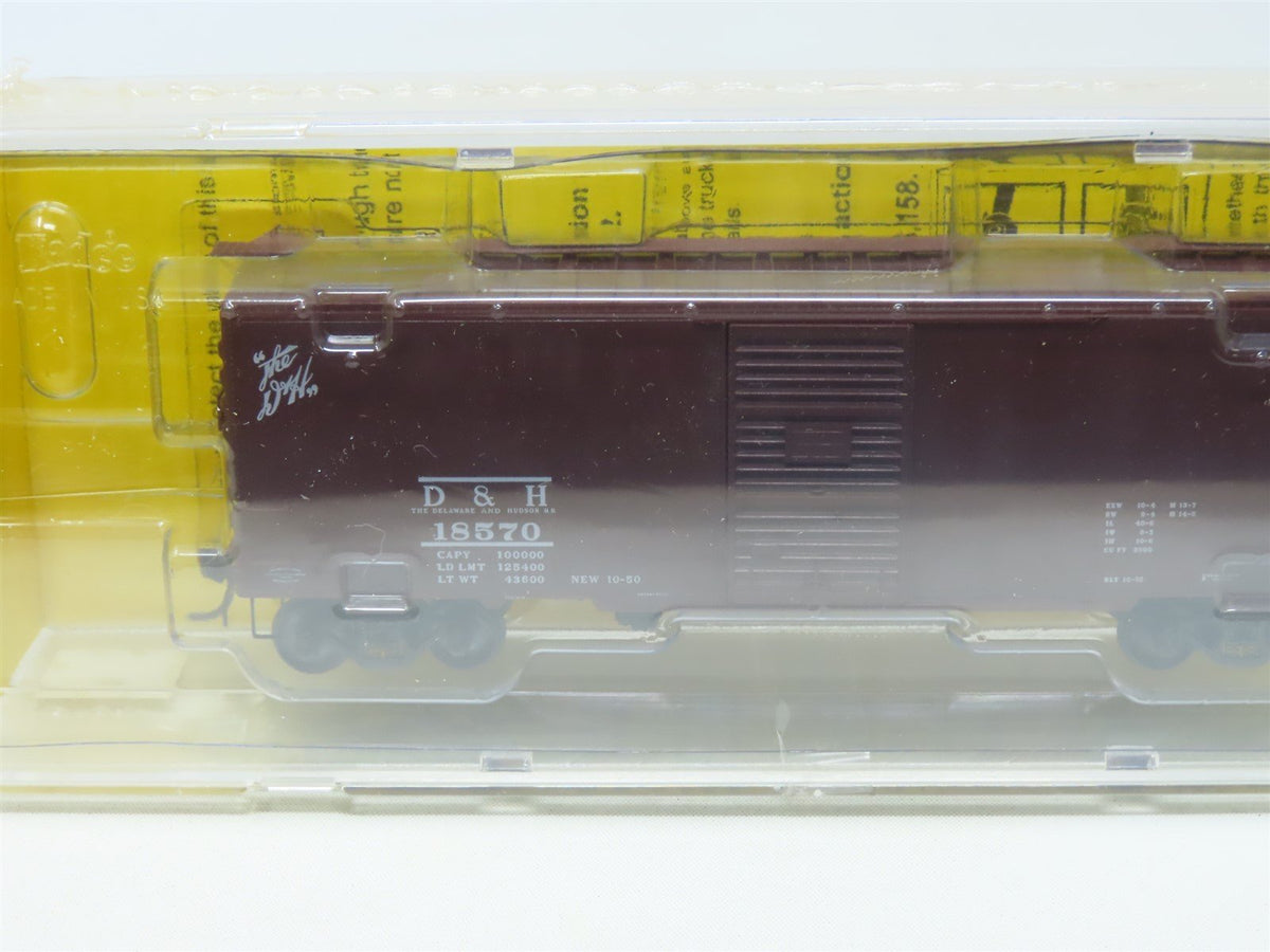 HO Scale Kadee 4010 D&amp;H Delaware &amp; Hudson 40&#39; Single Door Box Car #18570 Sealed