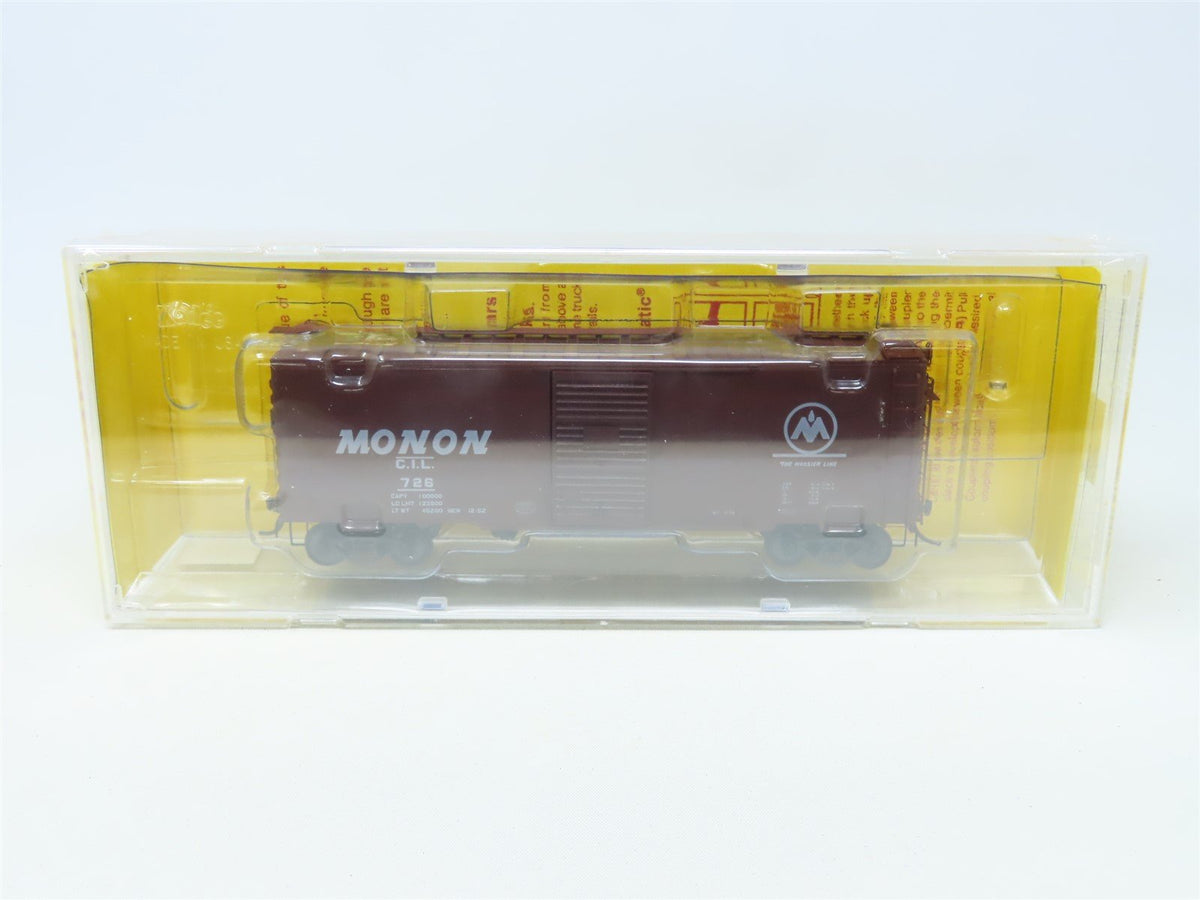 HO Scale Kadee 4012 CIL Monon 40&#39; Single Door Steel Box Car #726 Sealed