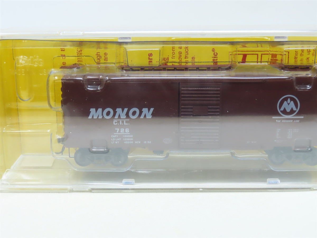 HO Scale Kadee 4012 CIL Monon 40&#39; Single Door Steel Box Car #726 Sealed