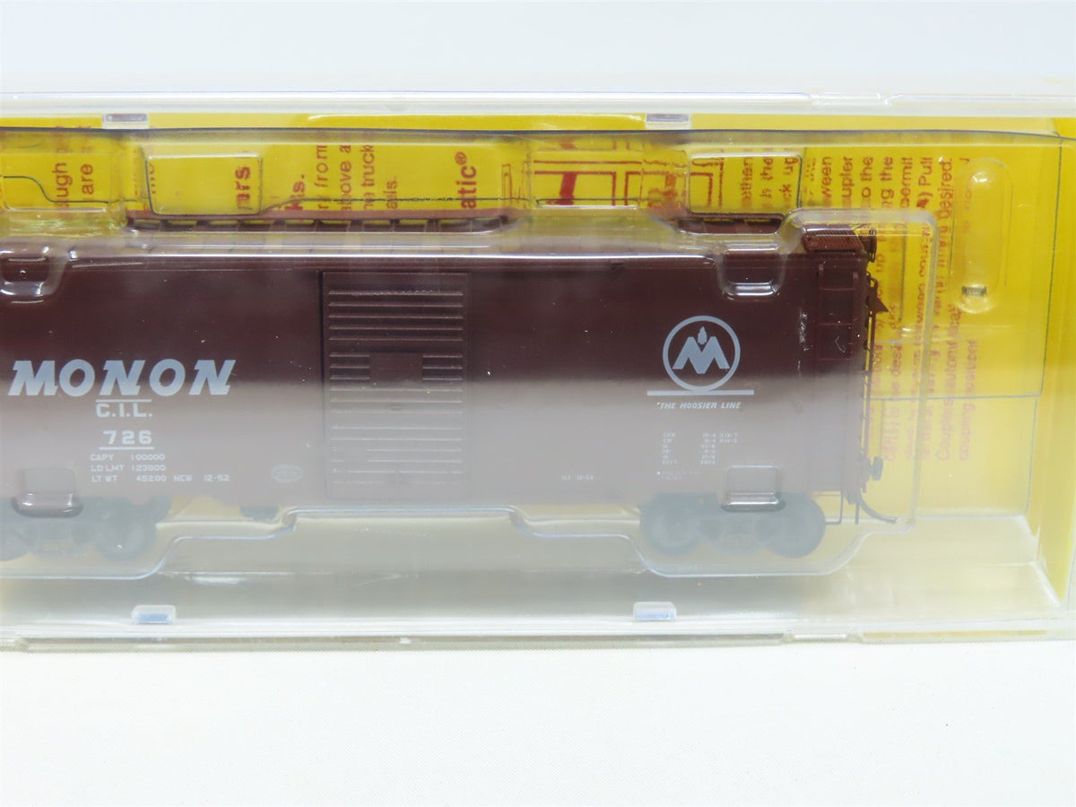 HO Scale Kadee 4012 CIL Monon 40&#39; Single Door Steel Box Car #726 Sealed