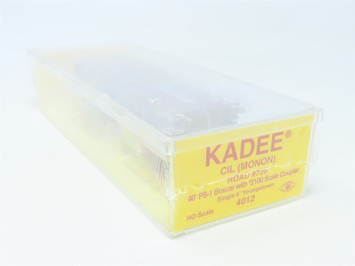 HO Scale Kadee 4012 CIL Monon 40&#39; Single Door Steel Box Car #726 Sealed