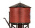 HO Scale Broadway Limited BLI 7916 CB&Q Operating Water Tower Weathered w/ Sound