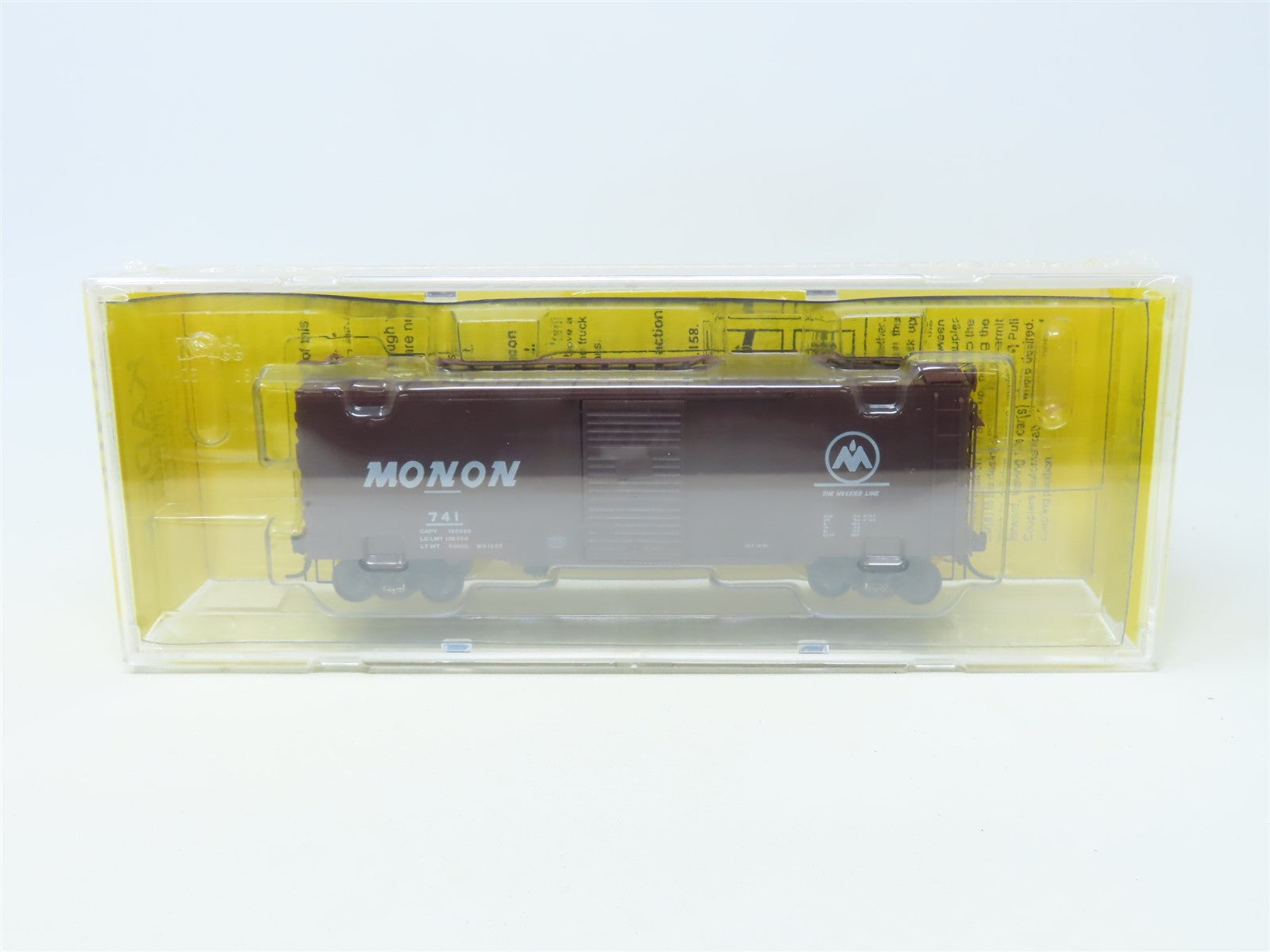 HO Scale Kadee 4014 CIL Monon 40' Single Door Steel Box Car #741 Sealed