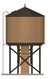 HO Scale Broadway Limited BLI 7926 Unpowered Water Tower Weathered (Brown)