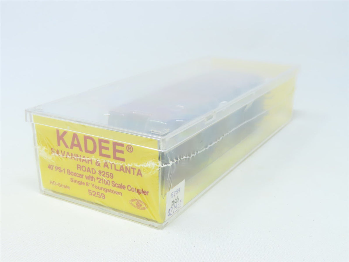 HO Scale Kadee 5259 SA Savannah &amp; Atlanta 40&#39; Single Door Box Car #259 Sealed