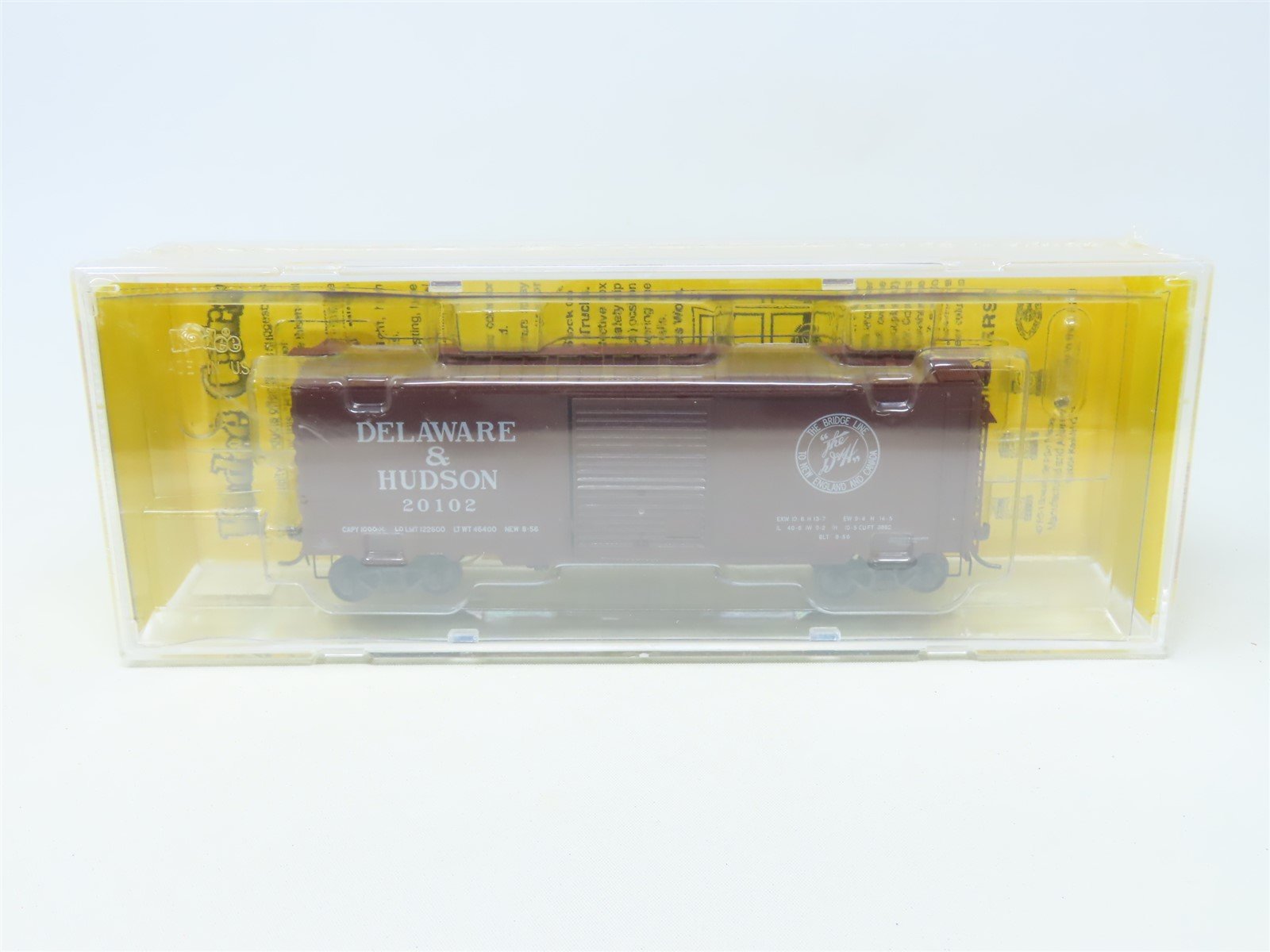 HO Scale Kadee 5261 D&H Delaware & Hudson 40' Single Door Box Car #20102 Sealed