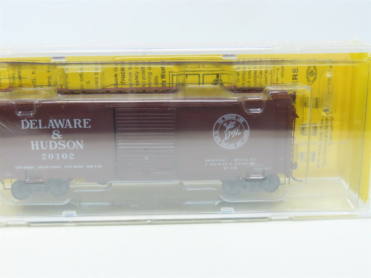 HO Scale Kadee 5261 D&amp;H Delaware &amp; Hudson 40&#39; Single Door Box Car #20102 Sealed