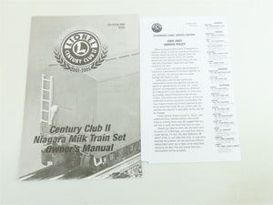 O 3-Rail Lionel Century Club II 6-31716 Niagara Milk Train 6-Car Freight Set