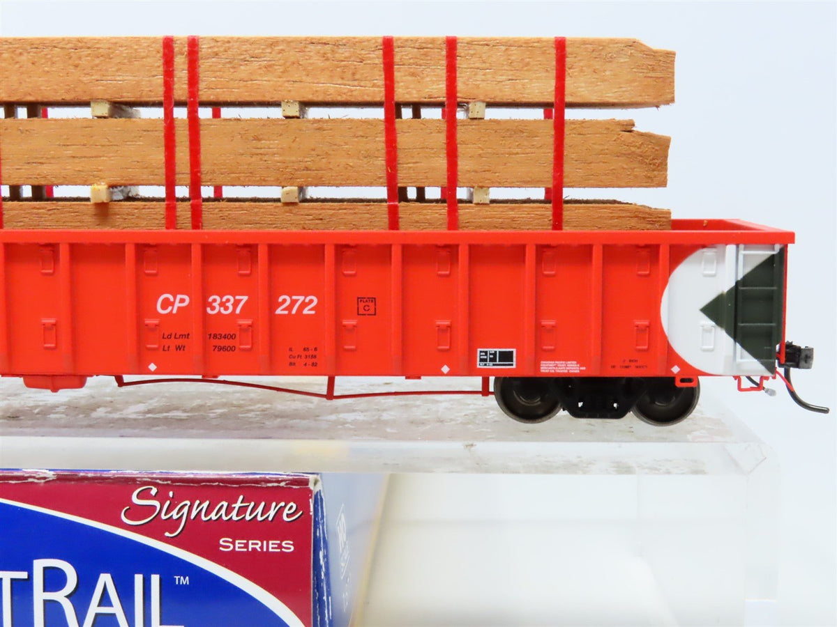 HO Scale ExactRail #EPS-90100-12 CP Rail 65&#39; Mill Gondola w/ Custom Load #337272