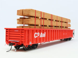 HO Scale ExactRail #EPS-90100-12 CP Rail 65' Mill Gondola w/ Custom Load #337272