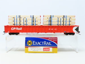 HO Scale ExactRail #EPS-90100-7 CP Rail 65' Mill Gondola w/ Custom Load #337216