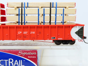 HO Scale ExactRail #EPS-90100-7 CP Rail 65' Mill Gondola w/ Custom Load #337216