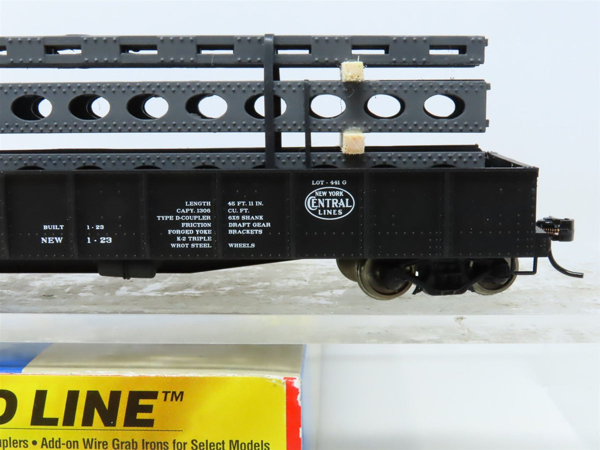 HO Walthers Gold Line #932-7470 NYC P&amp;LE 46&#39; Gondola #S-47928 w/ Custom Load