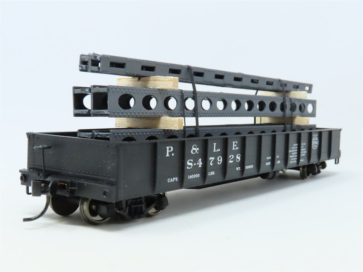 HO Walthers Gold Line #932-7470 NYC P&amp;LE 46&#39; Gondola #S-47928 w/ Custom Load