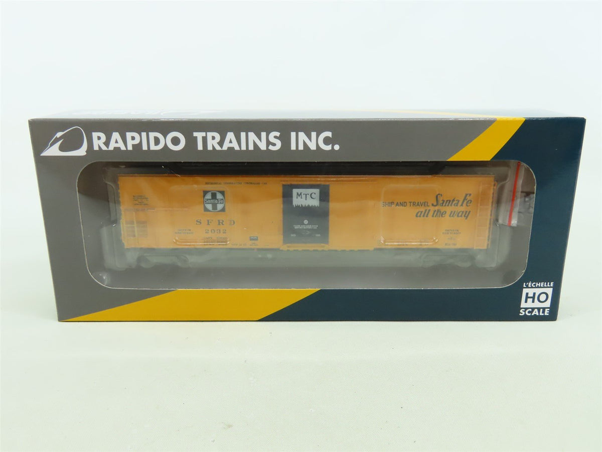 HO Scale Rapido #156001A SFRD Santa Fe Super Chief 56&#39; Mechanical Reefer #2032