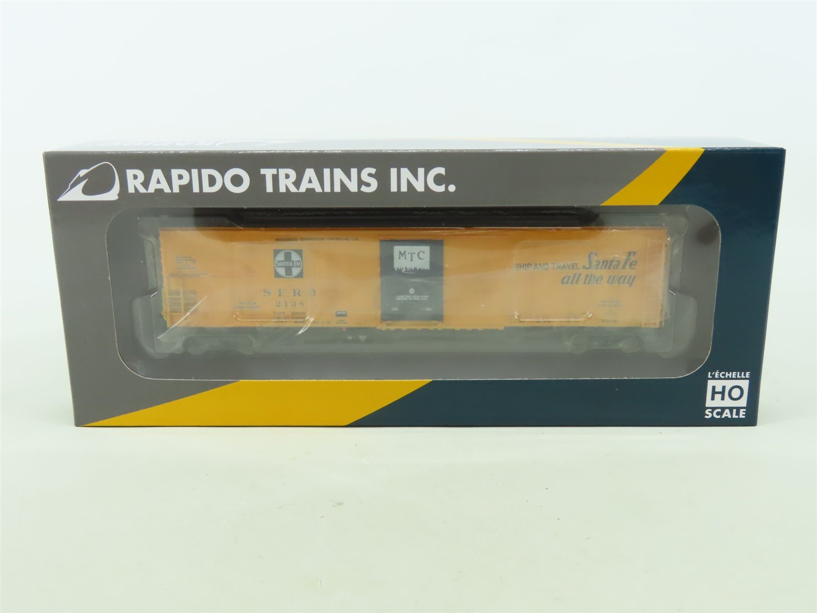 HO Scale Rapido #156005A SFRD Santa Fe El Capitan 56' Mechanical Reefer #2138