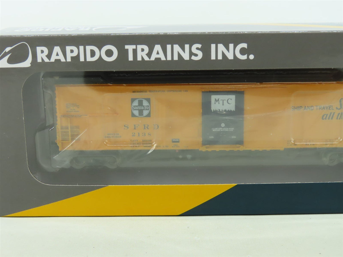 HO Scale Rapido #156005A SFRD Santa Fe El Capitan 56&#39; Mechanical Reefer #2138