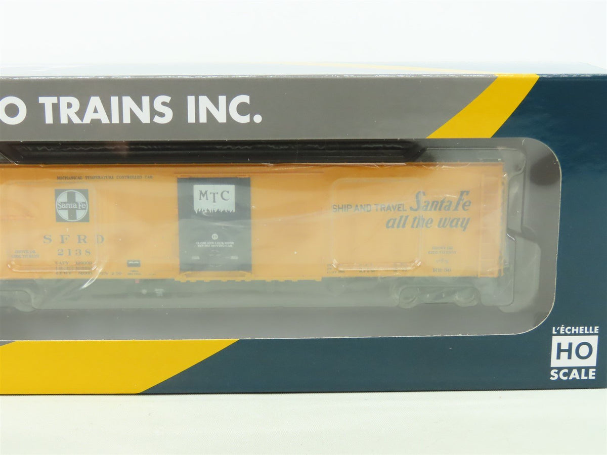 HO Scale Rapido #156005A SFRD Santa Fe El Capitan 56&#39; Mechanical Reefer #2138