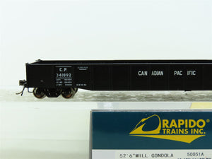 HO Scale Rapido #50051A CP Canadian Pacific (Delivery) Mill Gondola #341892