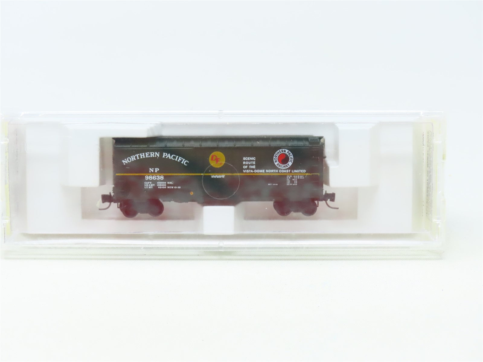 Z Scale Micro-Trains MTL 14915-2 NP Northern Pacific 40' Box Car #98638-Sealed