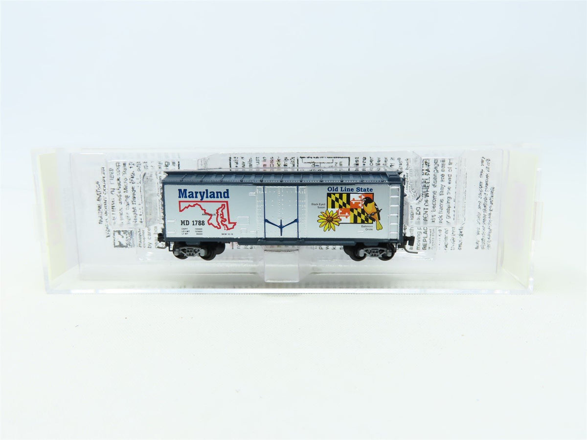 Z Scale Micro-Trains MTL 502 00 528 MD Maryland State Car 40&#39; Box Car #1788