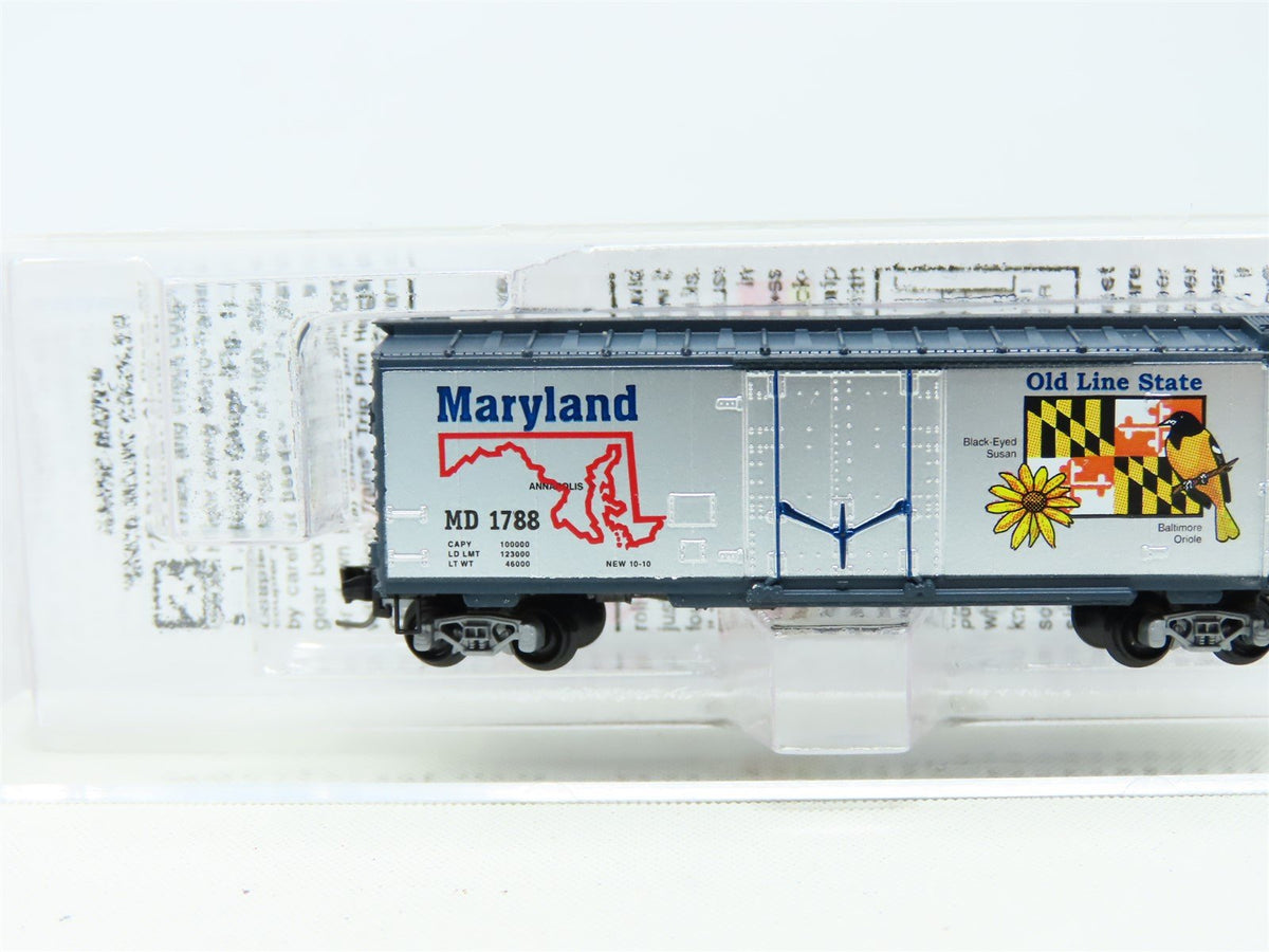 Z Scale Micro-Trains MTL 502 00 528 MD Maryland State Car 40&#39; Box Car #1788