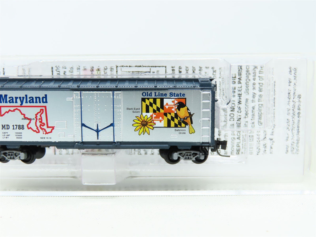 Z Scale Micro-Trains MTL 502 00 528 MD Maryland State Car 40&#39; Box Car #1788