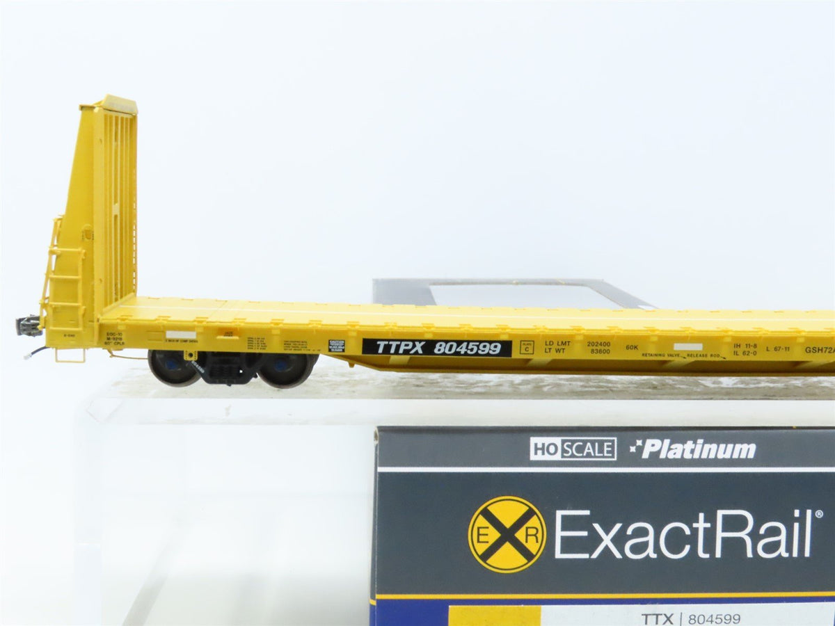 HO ExactRail Platinum #EP- 81154-12 TTPX TTX Trenton Works Bulkhead Flat Car