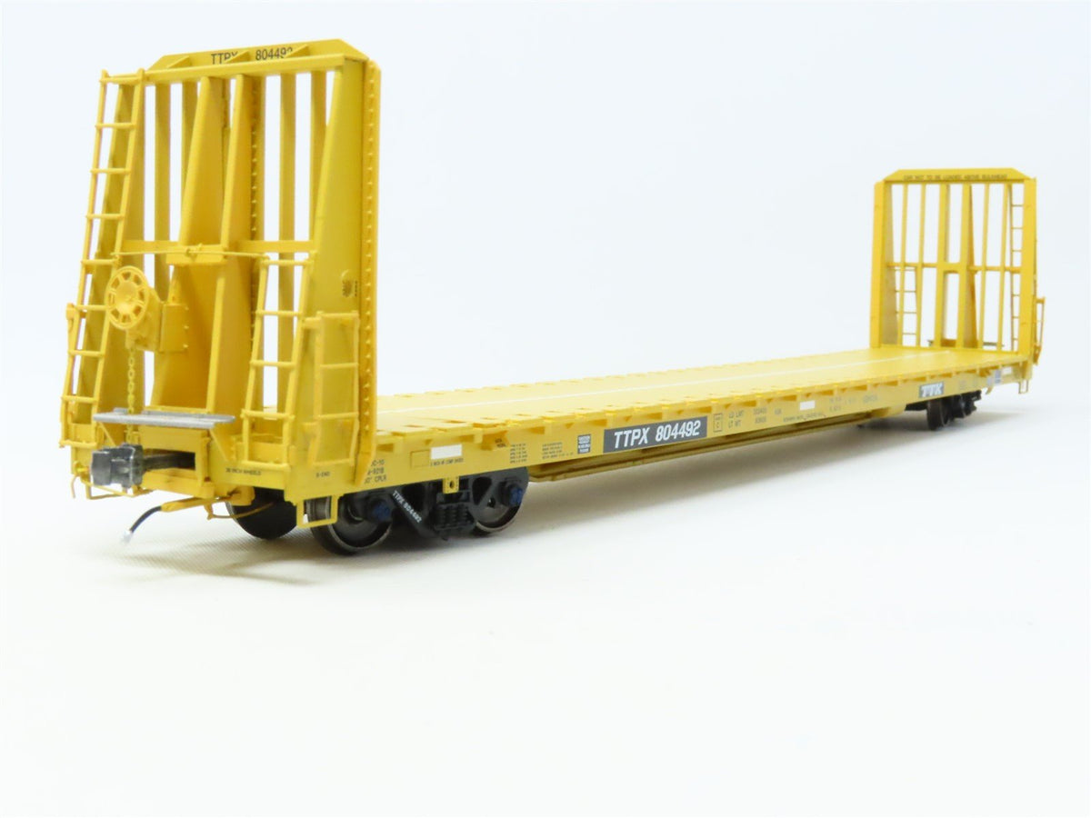 HO ExactRail Platinum #EP- 81154-6 TTPX TTX Trenton Works Bulkhead Flat Car