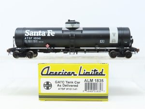 HO American Limited #ALM 1835 ATSF Santa Fe GATC Single Dome Tank Car #101141