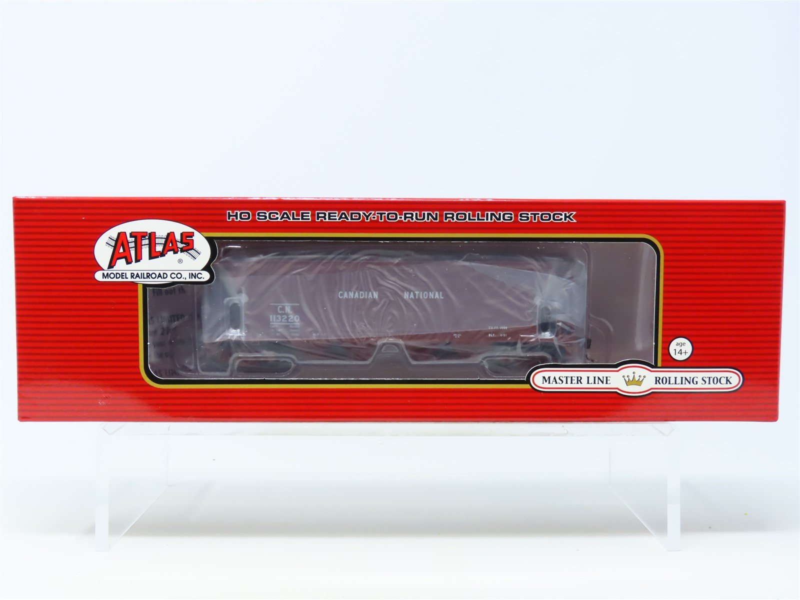 HO Scale Atlas Master Line #20006358 CN Canadian National 4-Bay Hopper #113220