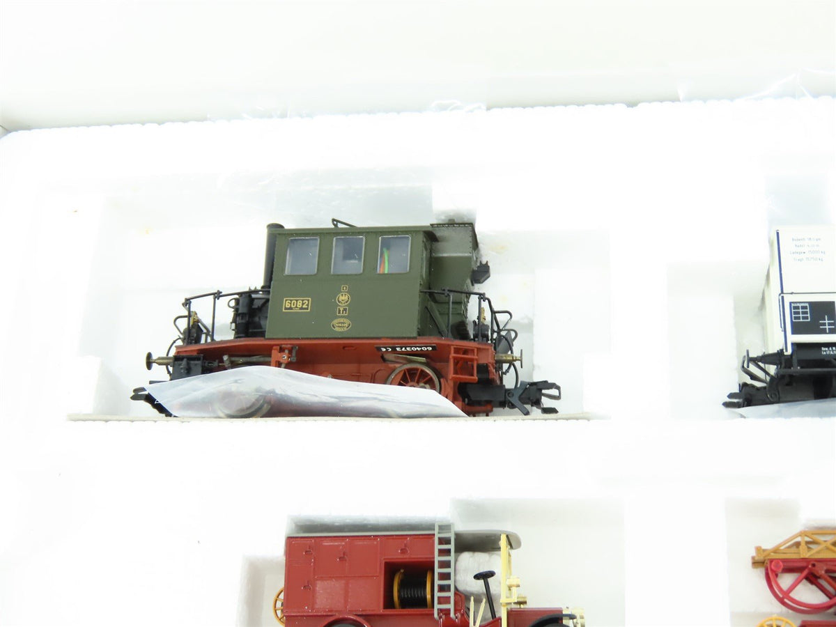 HO Trix 21249 KPEV Prussian Class T2 &quot;Glassbox&quot; Steam Fire Fighting Train w/DCC