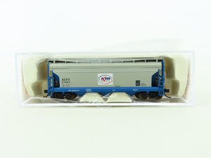 N Scale Atlas Trainman 39923 ACFX Kerr-McGee 3-Bay Covered Hopper #63453