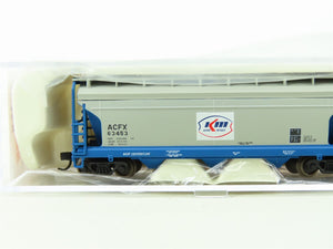 N Scale Atlas Trainman 39923 ACFX Kerr-McGee 3-Bay Covered Hopper #63453