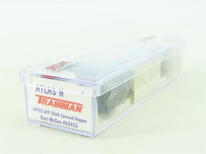 N Scale Atlas Trainman 39923 ACFX Kerr-McGee 3-Bay Covered Hopper #63453