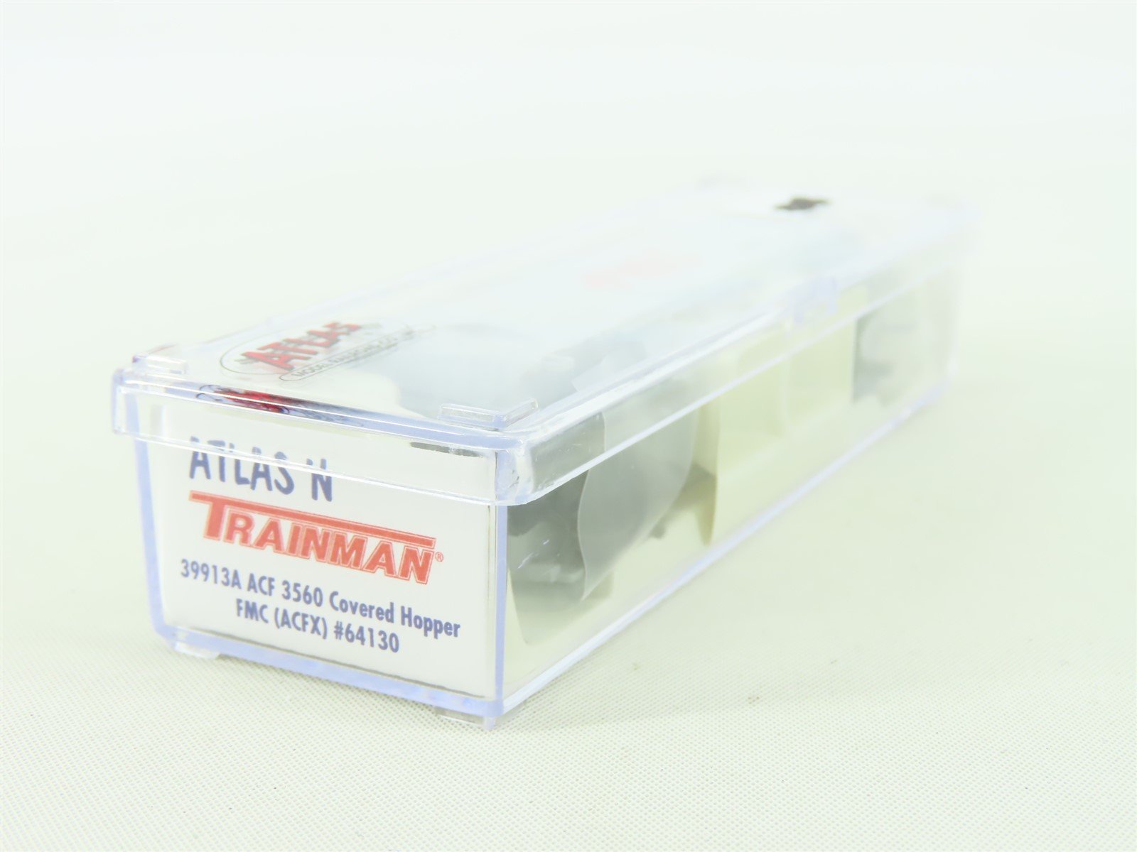 N Scale Atlas Trainman 39913A ACFX FMC Chemicals 3-Bay Covered Hopper #64130