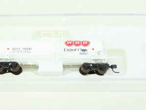 N Scale Atlas Trainman 50001967 ACFX WBB United Clays Tank Car #75681
