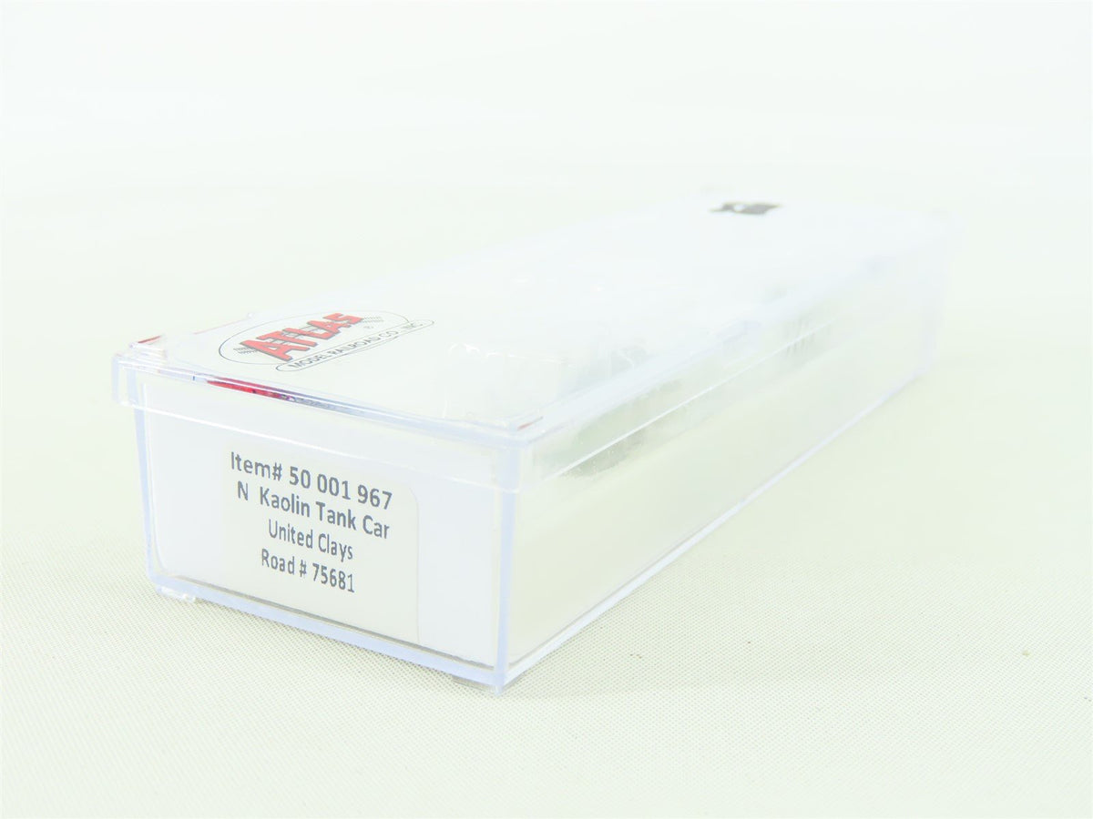 N Scale Atlas Trainman 50001967 ACFX WBB United Clays Tank Car #75681