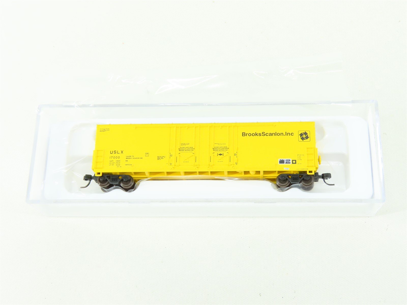 N Scale Atlas 50002292 USLX Brooks Scanlon Inc 53' Steel Box Car #17000