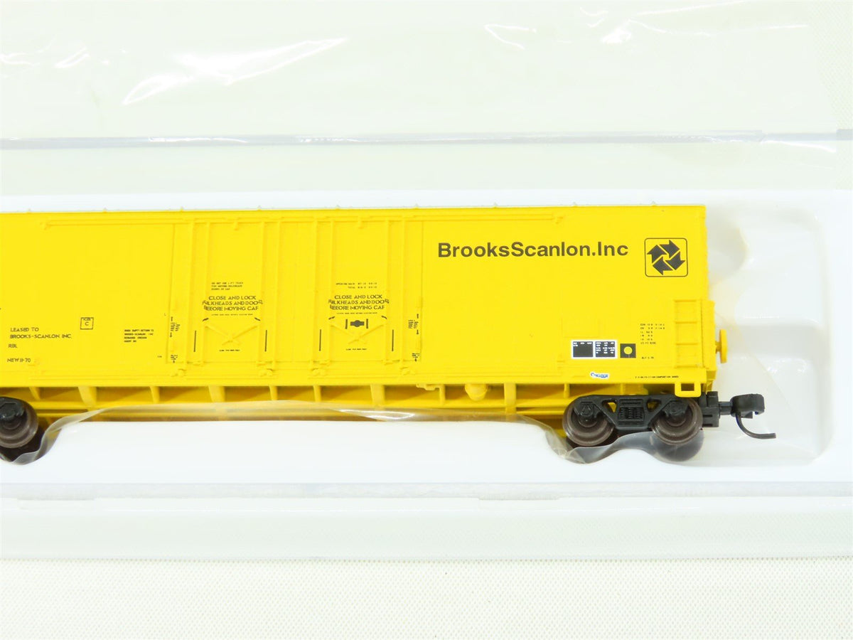N Scale Atlas 50002292 USLX Brooks Scanlon Inc 53&#39; Steel Box Car #17000