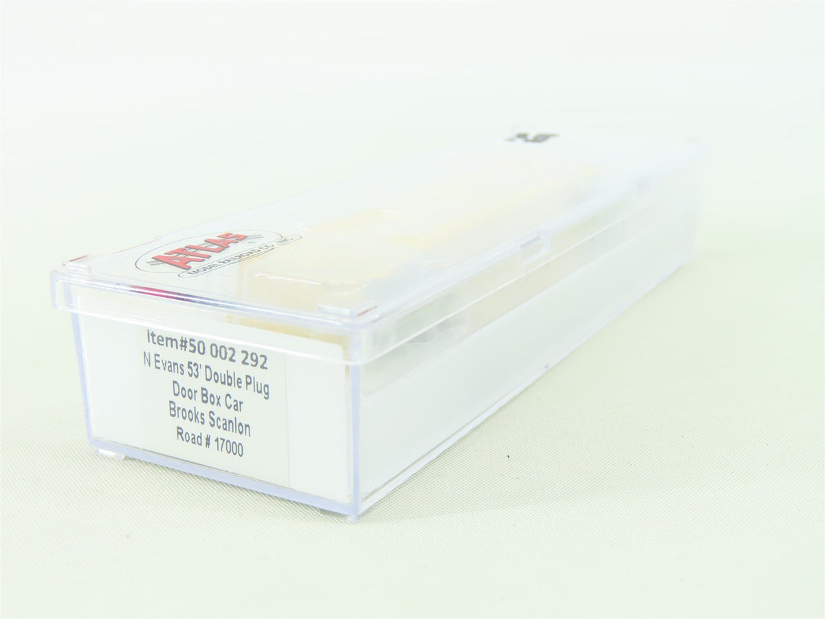 N Scale Atlas 50002292 USLX Brooks Scanlon Inc 53&#39; Steel Box Car #17000