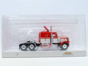 HO Scale Brekina 85700 Peterbilt 359 Truck Tractor Red/White - Cab Only
