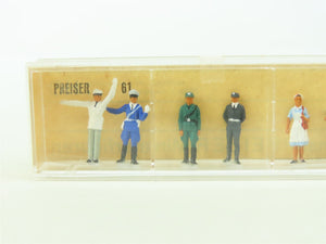 HO 1/87 Scale Preiser Vintage Figure Set #61 Policemen & Red Cross Workers