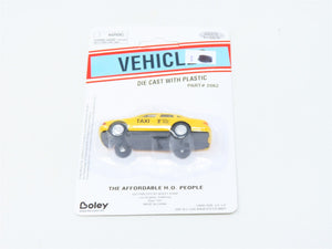 HO Scale Boley Vehicle #2062 Die-Cast and Plastic Yellow Taxi