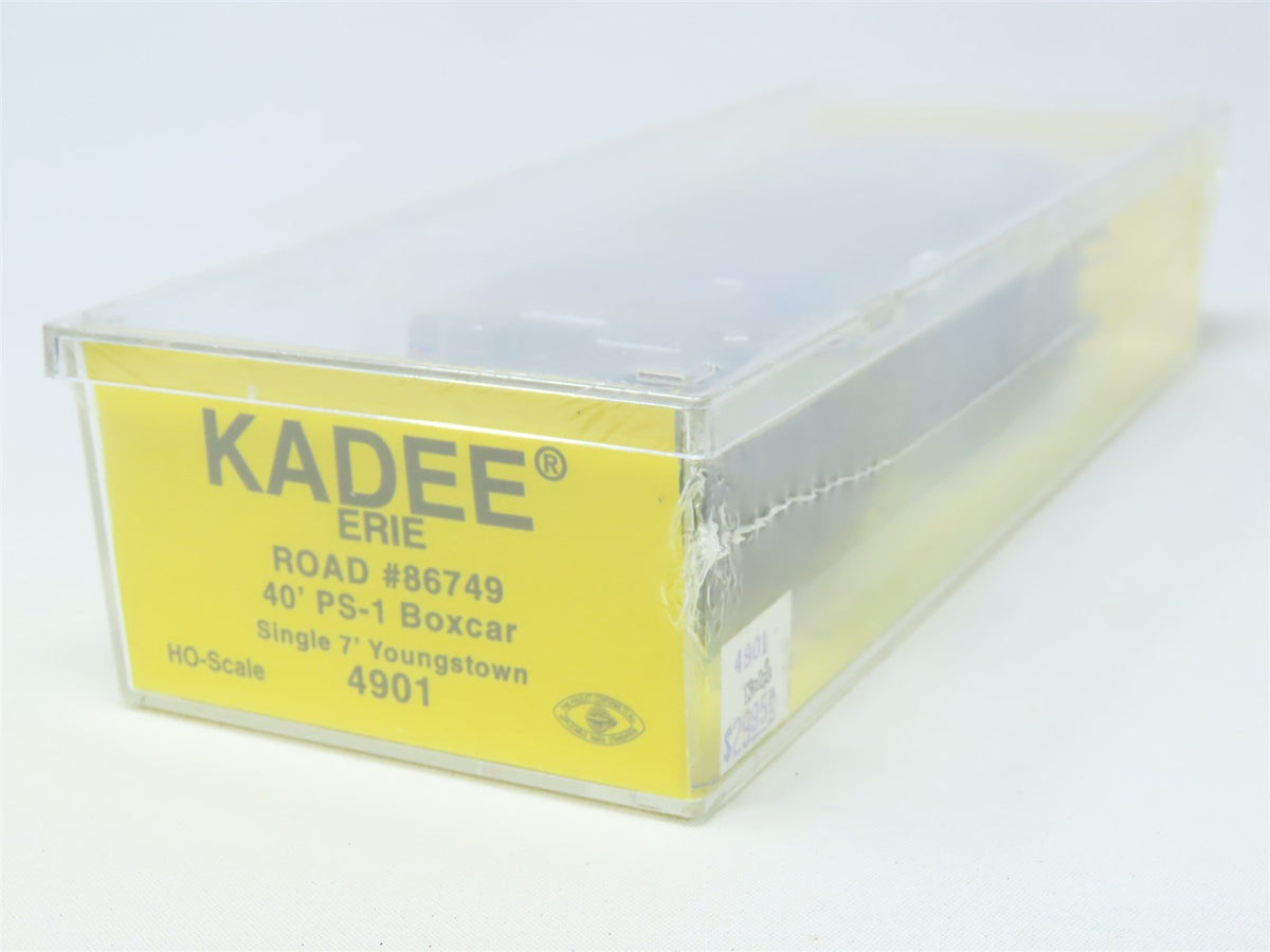 HO Scale Kadee 4901 ERIE Railroad 40&#39; Single Door Steel Box Car #86749 Sealed